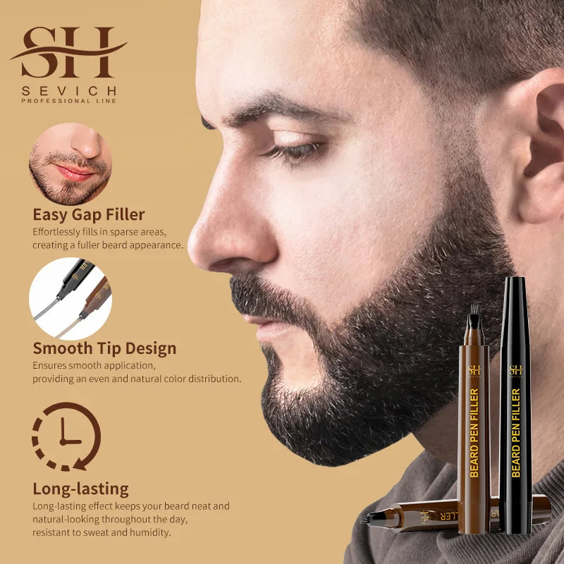BeardFix™ – Fyll i ditt skägg på sekunder, utan kladd eller stress
