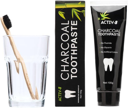BambooWhite™ – Naturlig Whitening Tandkräm med Bambutandborste