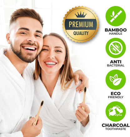 BambooWhite™ – Naturlig Whitening Tandkräm med Bambutandborste