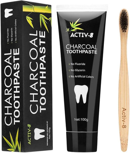 BambooWhite™ – Naturlig Whitening Tandkräm med Bambutandborste