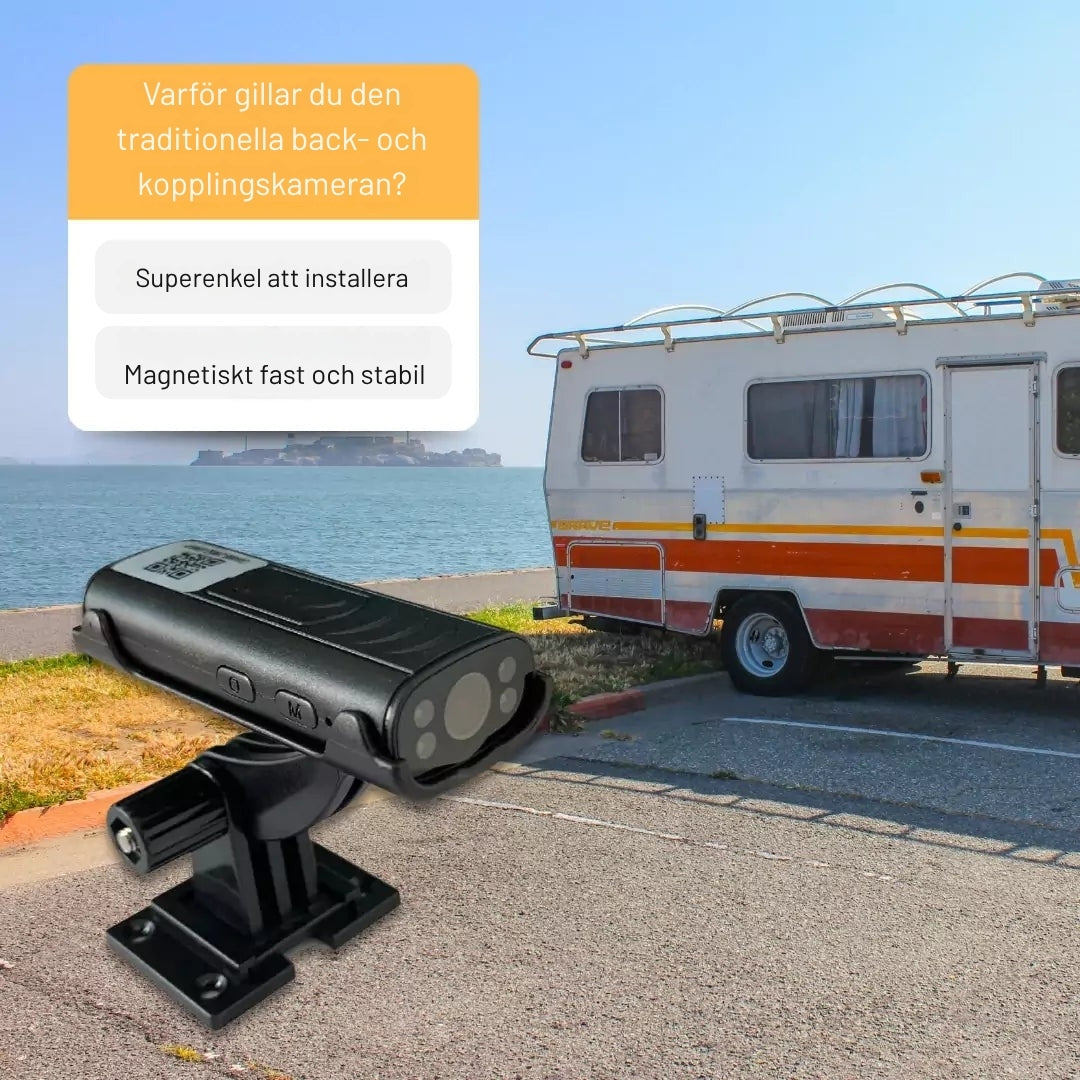 KlarSikt Backkamera - Trådlös backhjälp – koppla, backa och parkera utan stress