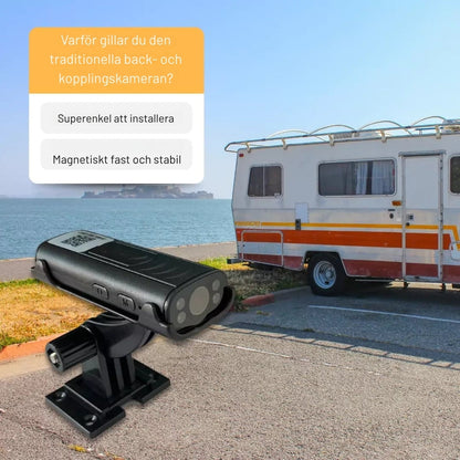 KlarSikt Backkamera - Trådlös backhjälp – koppla, backa och parkera utan stress