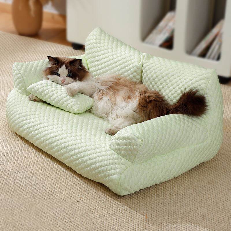 ChillNest™ – Kylande soffbädd för hundar &amp; katter
