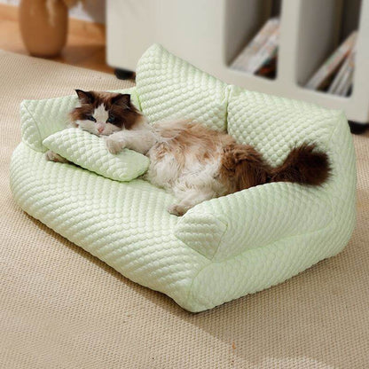 ChillNest™ – Kylande soffbädd för hundar &amp; katter
