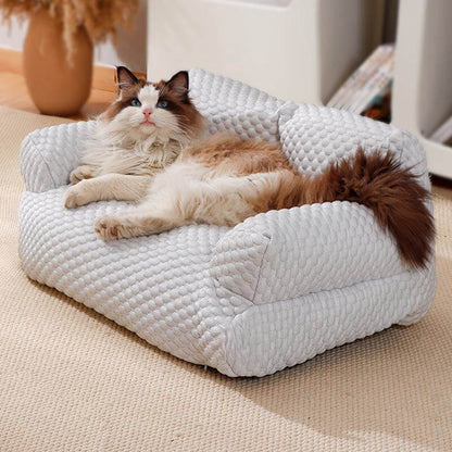 ChillNest™ – Kylande soffbädd för hundar &amp; katter