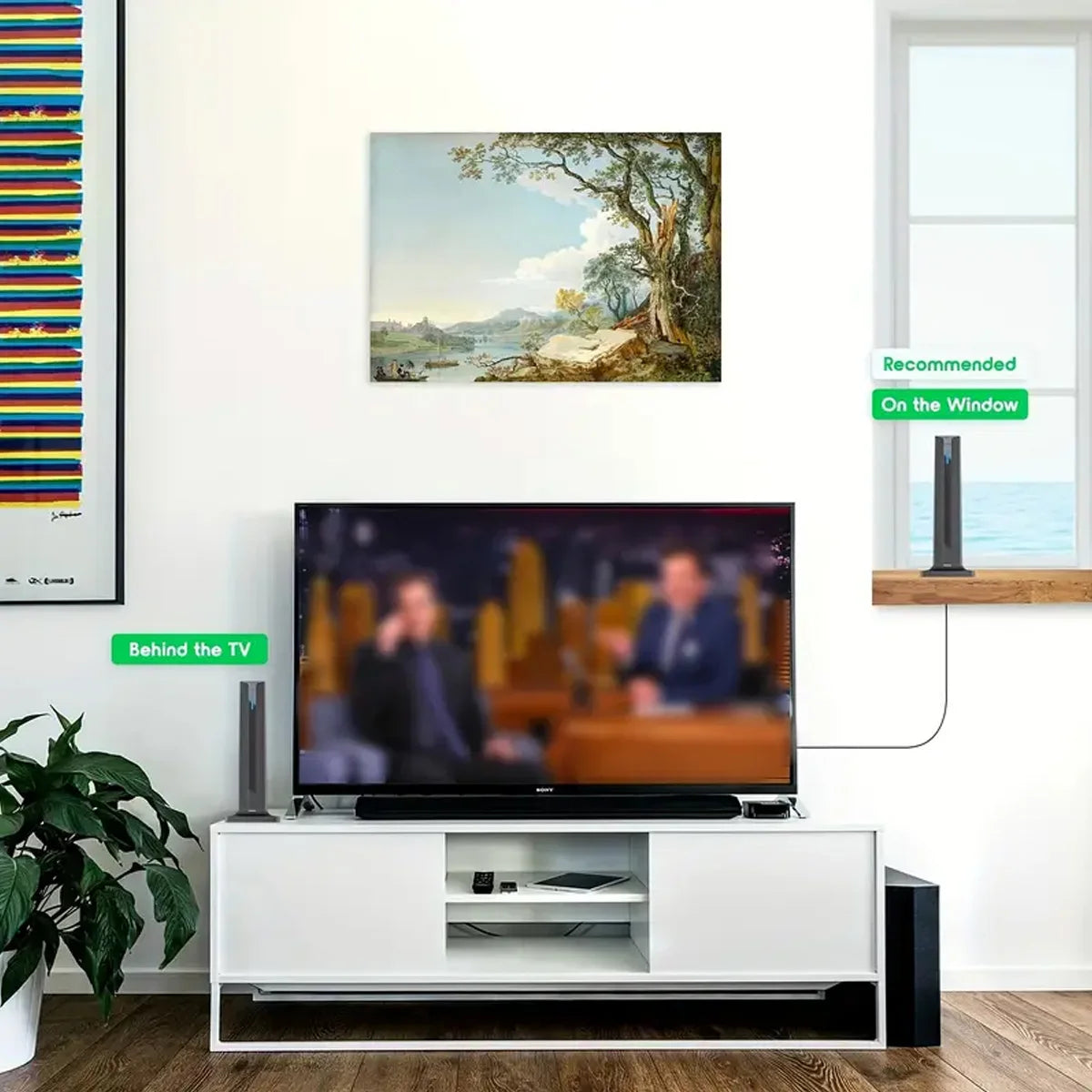 SkyBeam™ – Trådlös HD- &amp; 4K-antenn för kristallklar TV