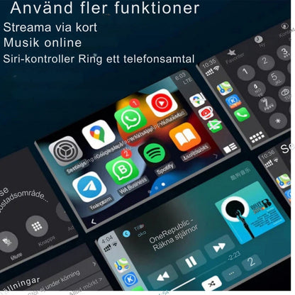 EasyDrive trådlös Apple CarPlay & Android Auto
