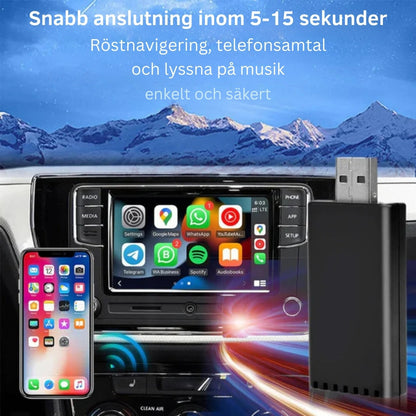 EasyDrive trådlös Apple CarPlay & Android Auto